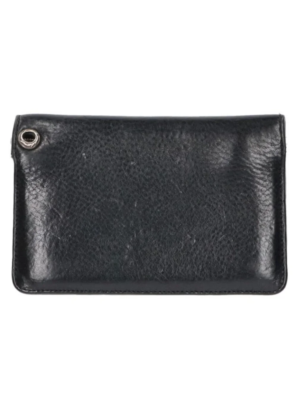 Chrome Hearts Cross Button Leather Wallet
